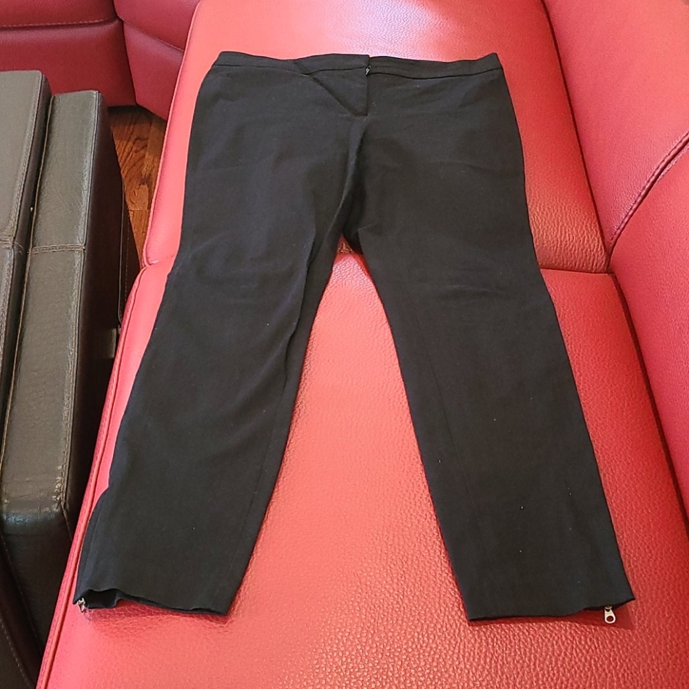 Willi Smith black pants with zippers size 4